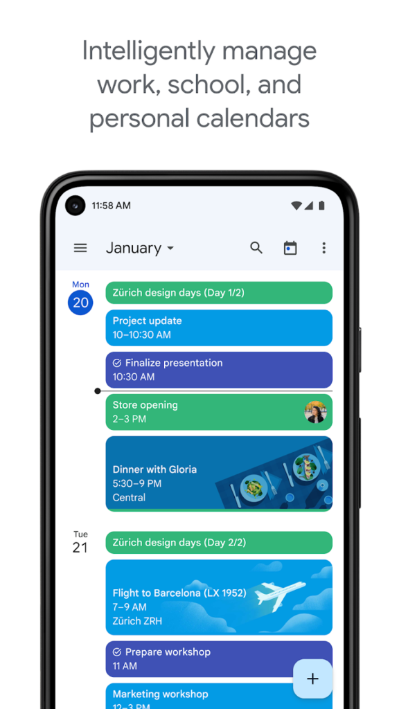 Designed Your Day with Google Calendar