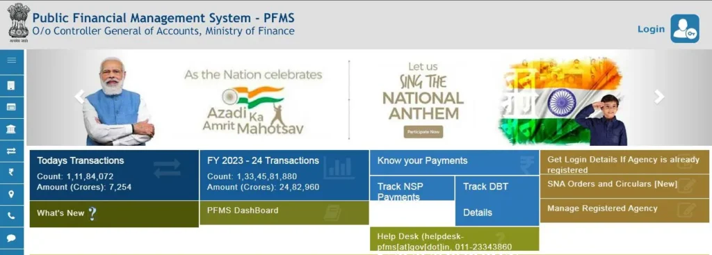 Public Finance Management System PFMS